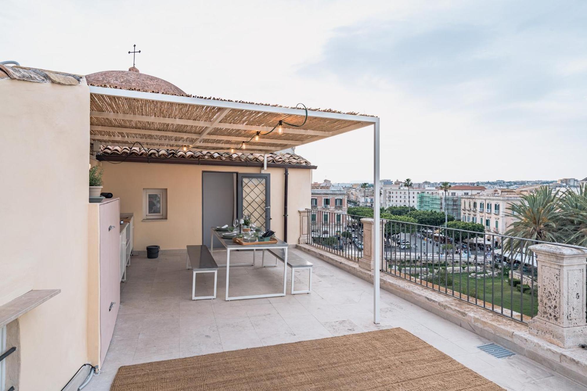 Apartament Alma Maris Terrazza Al Tempio By Bed&Bros Syrakuzy Zewnętrze zdjęcie